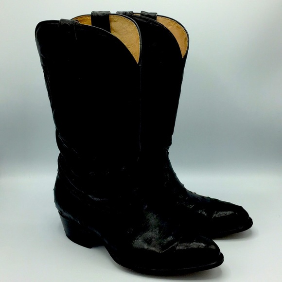 Ladies Full Ostrich Quill  W/ Hand Stitched Upper - Picture 2 of 14